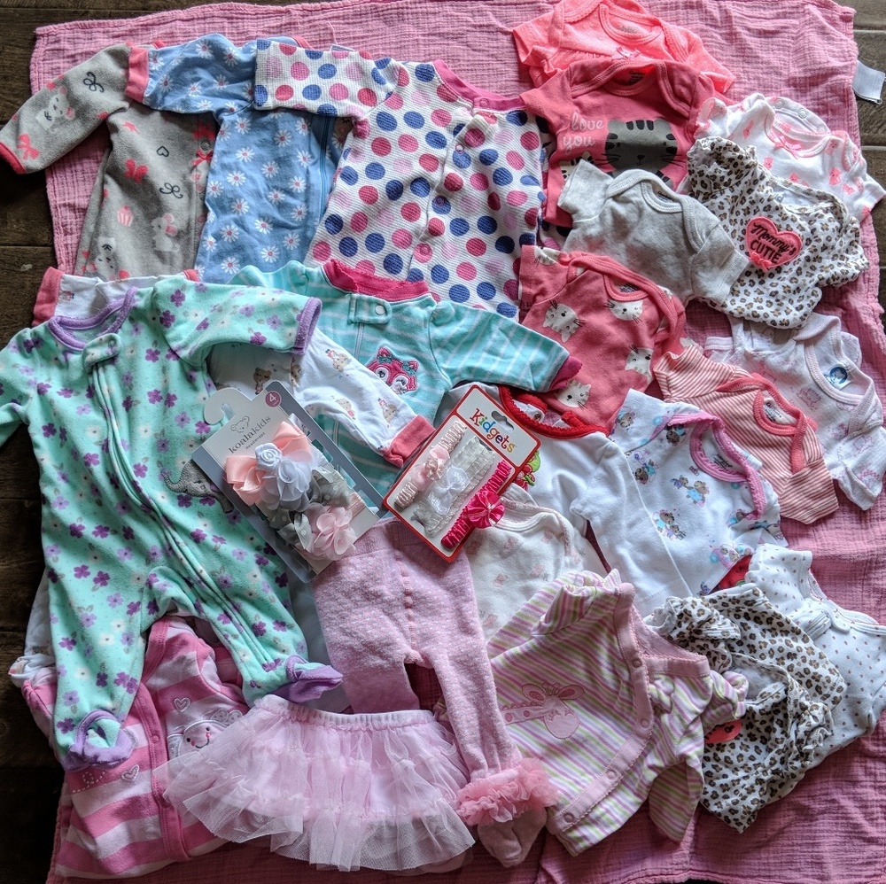 NB Girls Lot - Picture 1 of 8